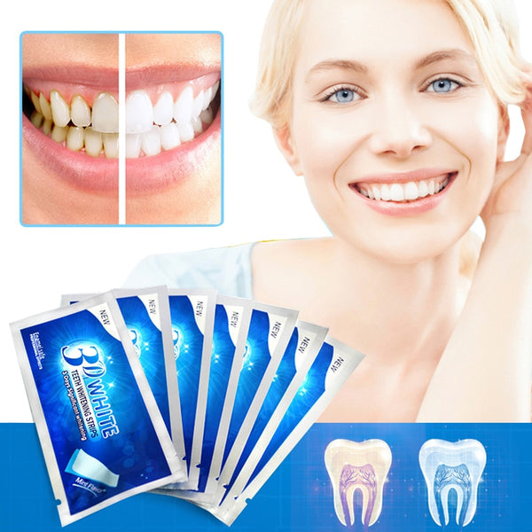 3D TEET WHITENING STRIPS